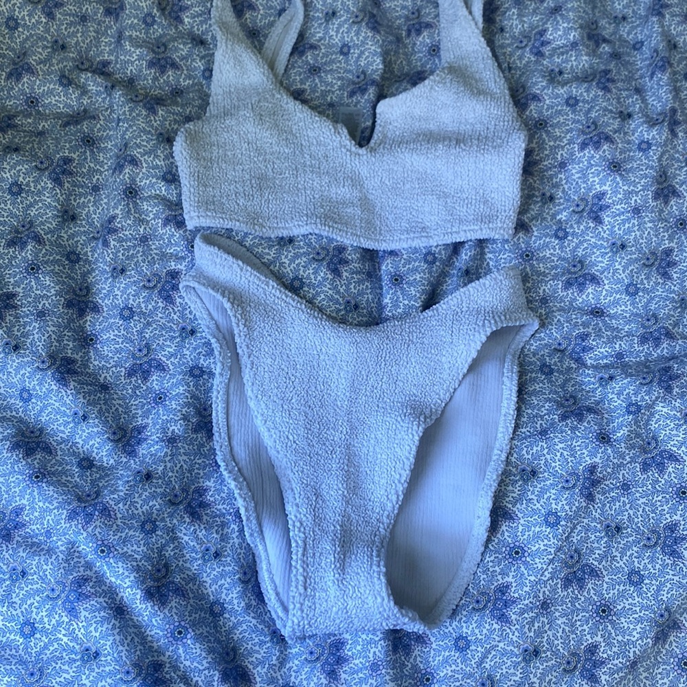 ASOS white swim suit